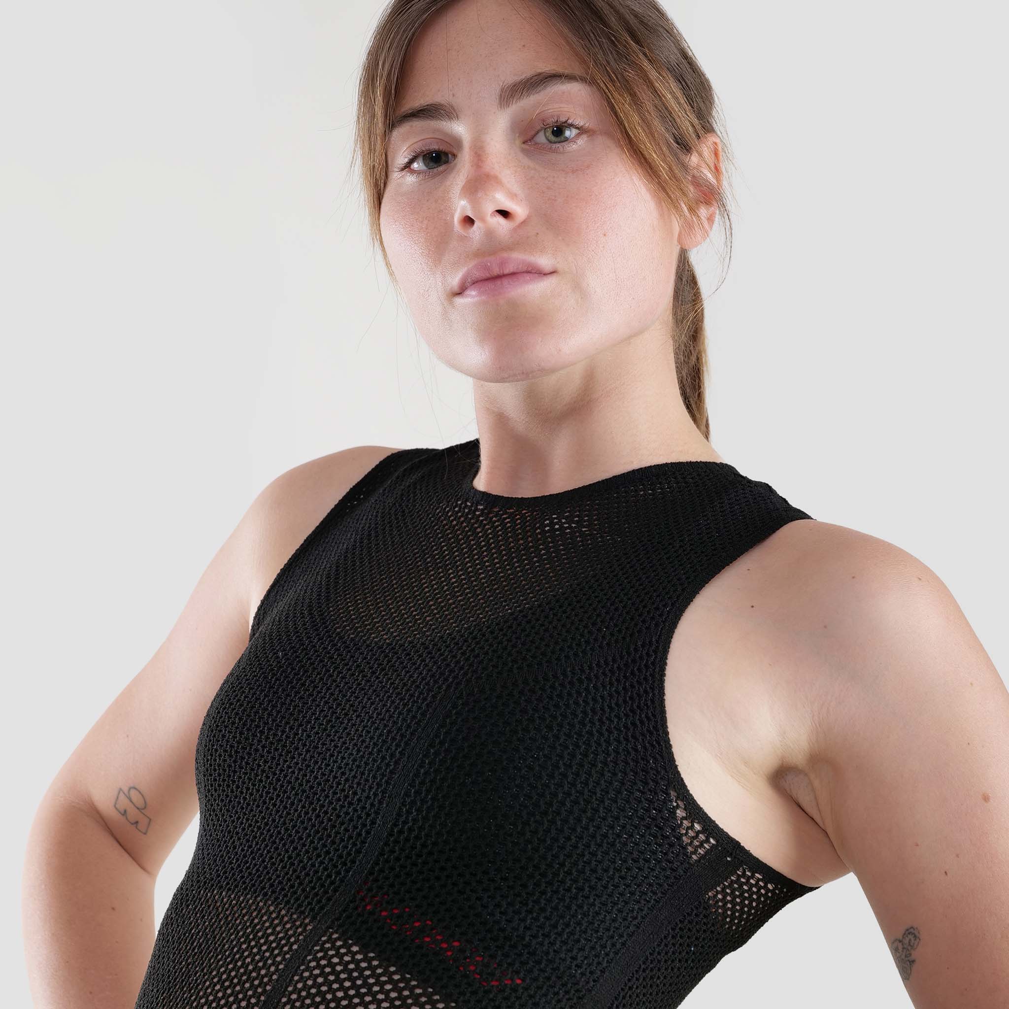 Camiseta interior tirantes rejilla para mujer Natto | HOKO – Sport