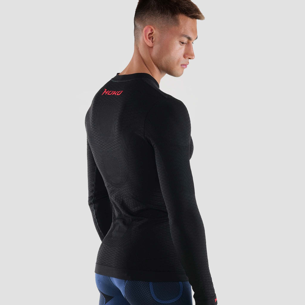 Playera Camisetas De Compresión Para Hombre De Manga Gym