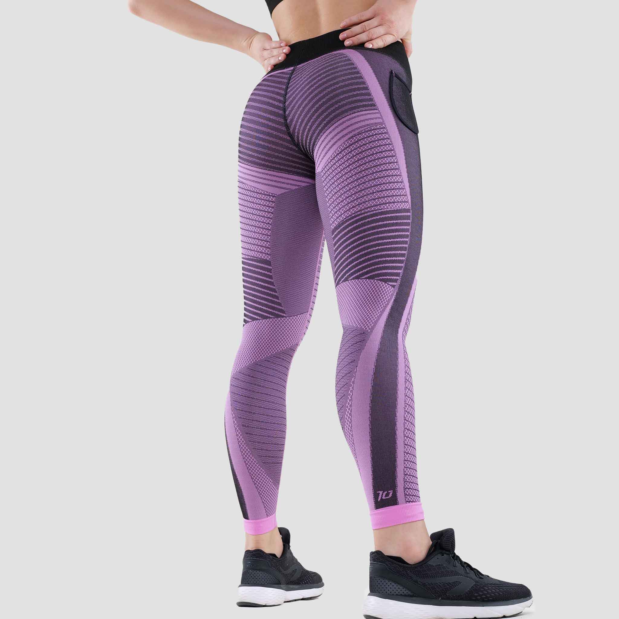 HOKO - Malla Larga de Compresión Uniforme NIKU para Mujer, Compresión  Uniforme en Glúteos y Muslos, Mallas para Running, Gimnasio, 2 Bolsillos, Sujeción y Estilo