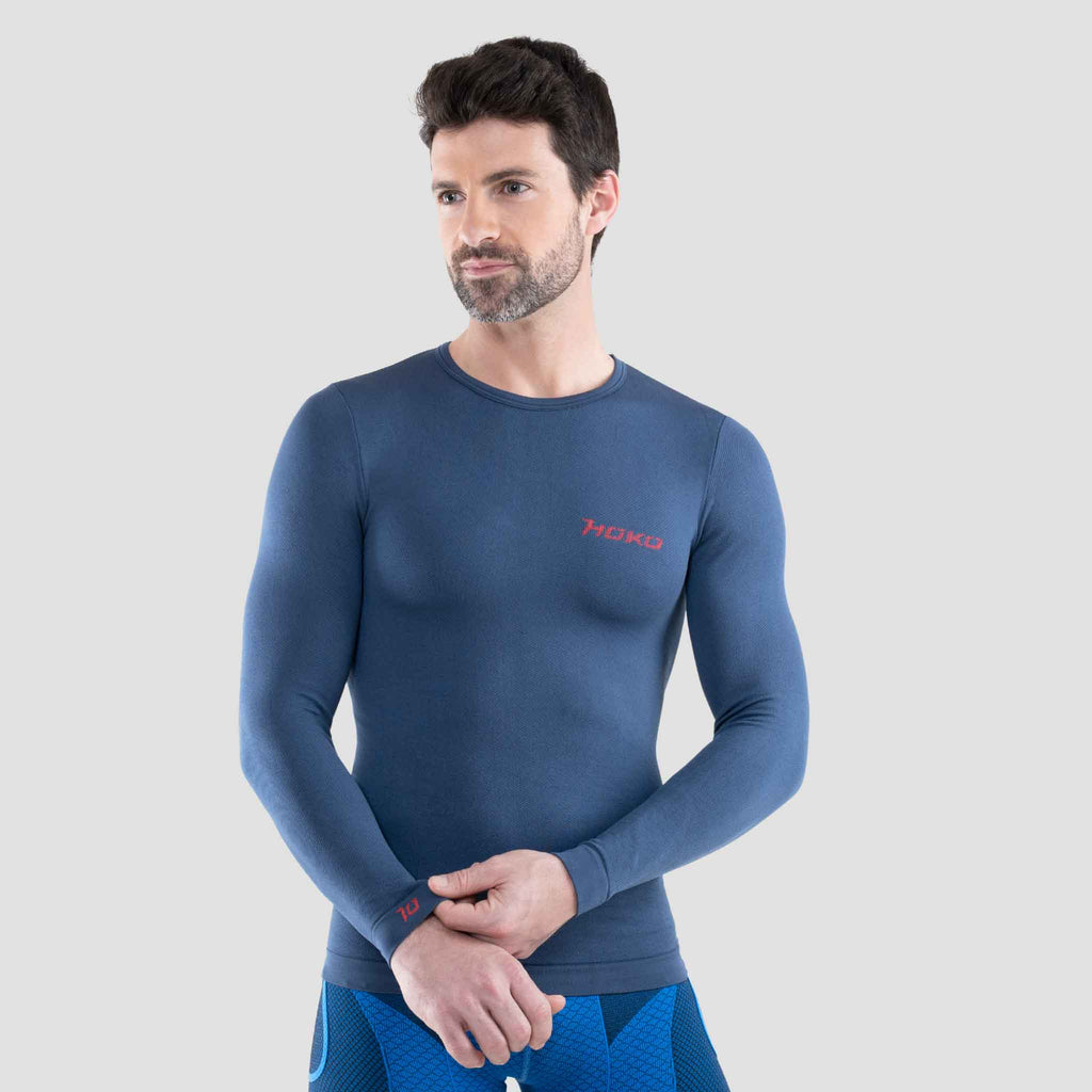 Camisetas De Compresión Para Hombres De Manga Larga, Ropa Interior Térmica  Para Clima Frío, De Entrenamiento Para Deportes, Otoño E Invierno