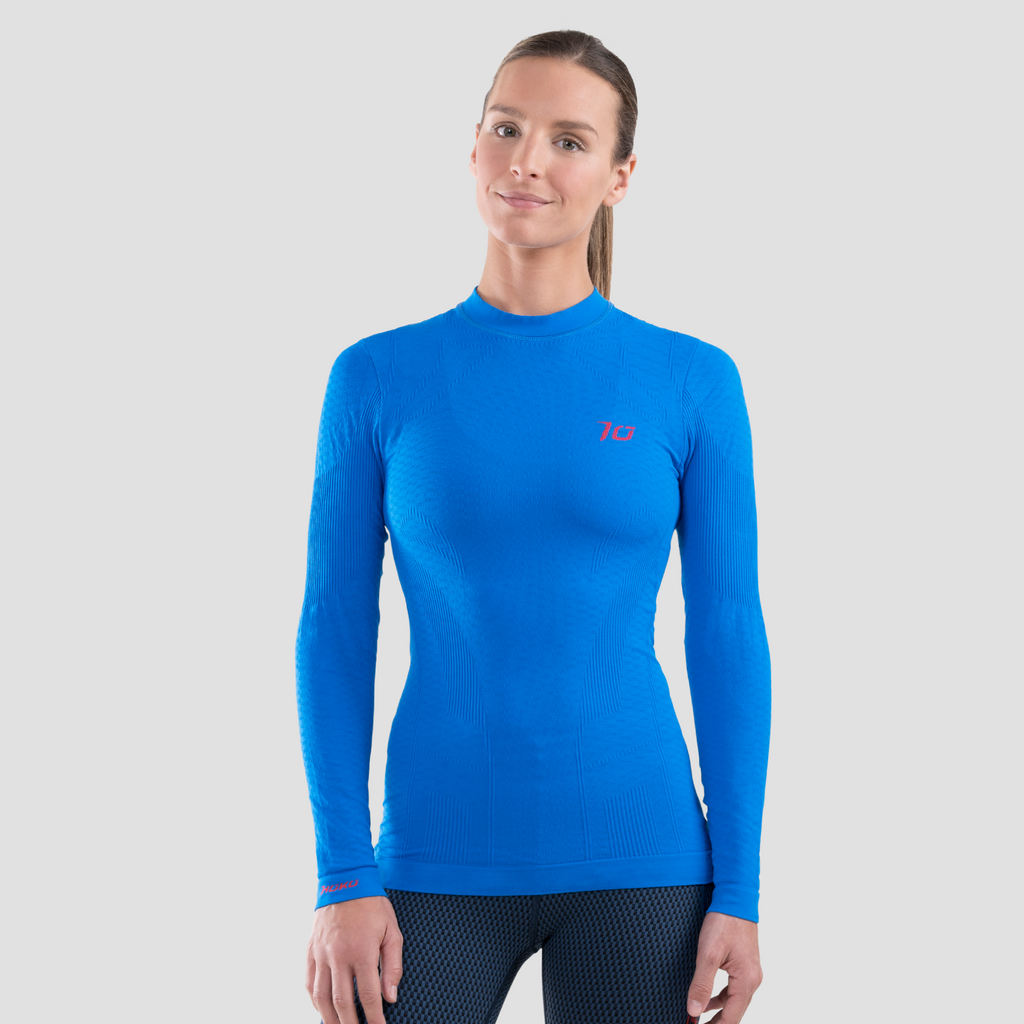 Camiseta térmica azul eléctrico (mujer) - Oh! Wear