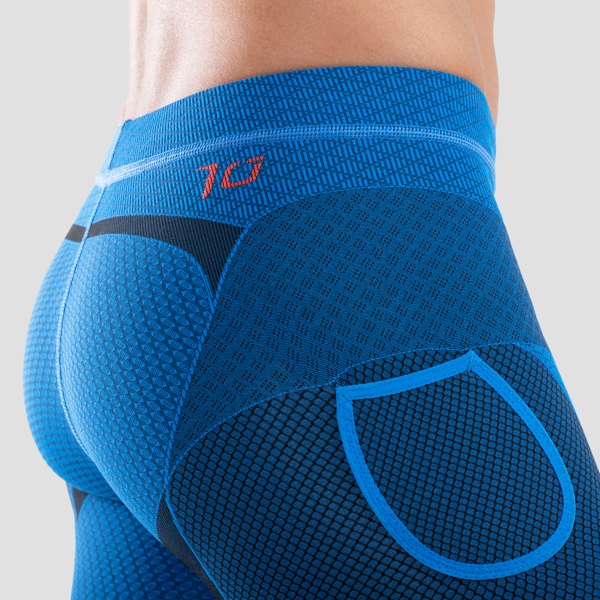 2xu Mallas Pirata Hombre Compresión Accelerate Negro Azul — Tri