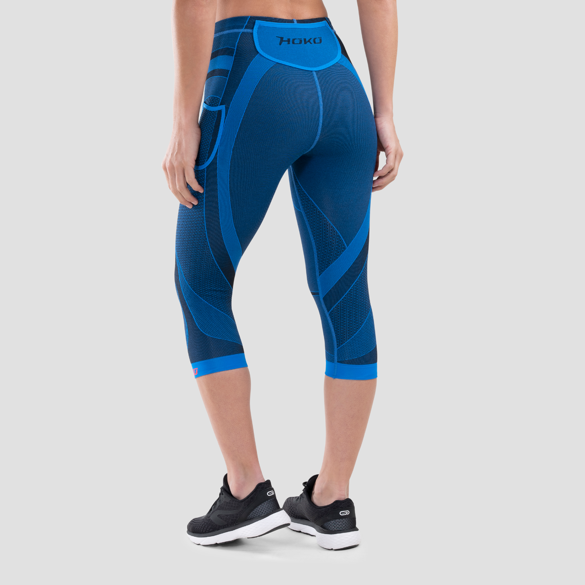 Mallas Running Fitness Piratas Mujer Hoko Kada Navy