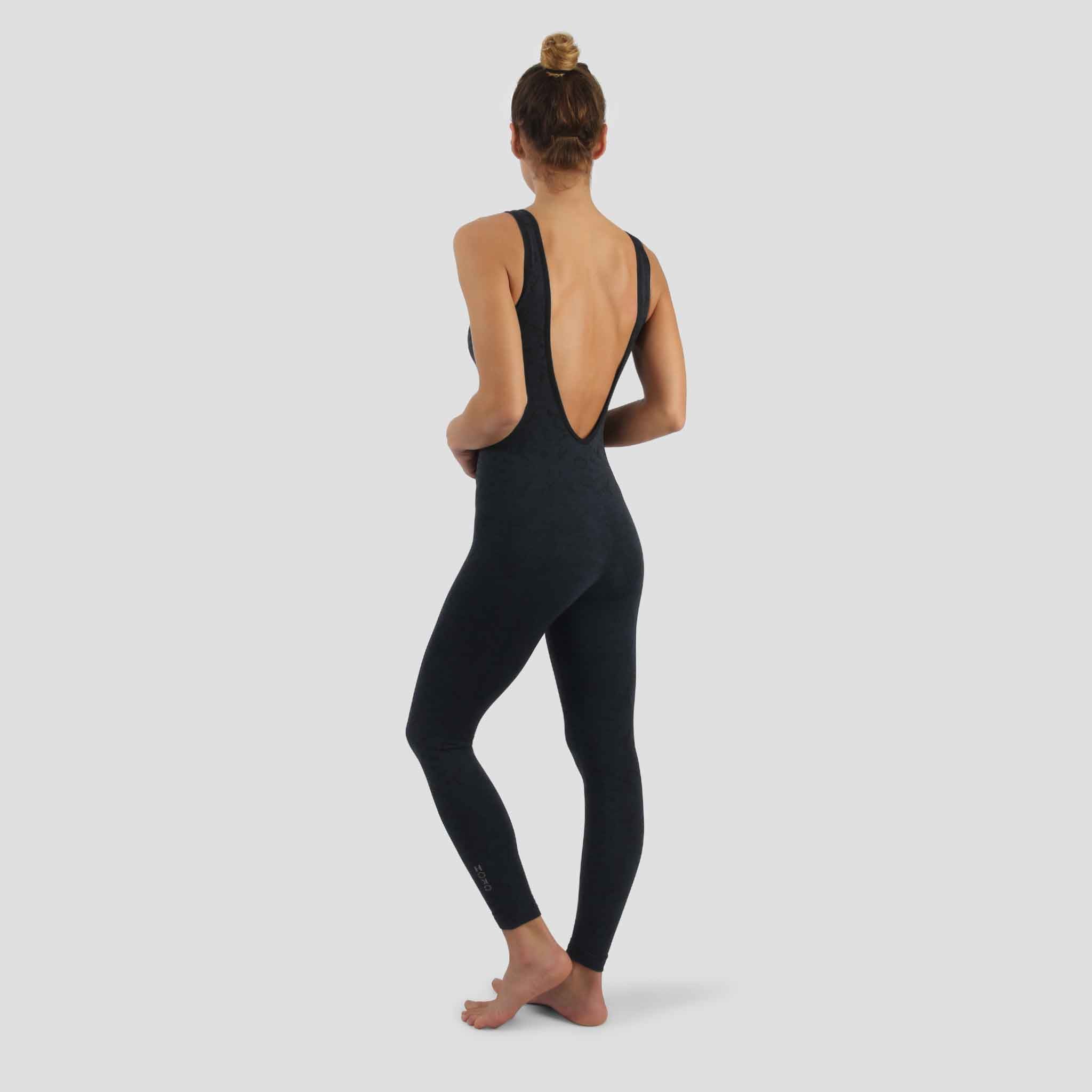 Mono de Yoga para mujer, ropa deportiva acolchada para danza, gimnasia,  mallas largas, monos